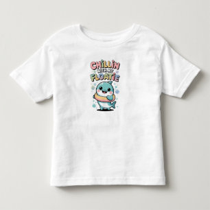 Chillen met mijn drijfding Haaienbaby Kinder Shirts