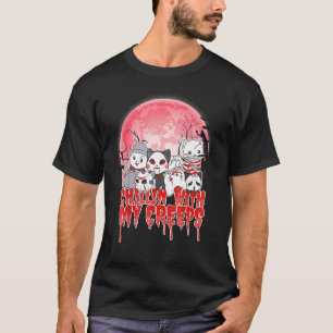 Chillen Met Mijn Enge Kat Horror Seriemoordenaar H T-shirt