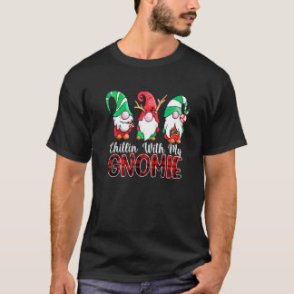 Chillen Met Mijn Gnomie Kerst Overeenkomende Famil T-shirt