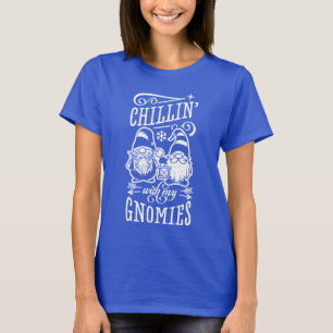 Chillen Met Mijn Gnomies Kerst Gnome Quarantaine T-shirt