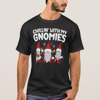 Chillen Met Mijn Kabouters Kerst Matchende Familie T-shirt