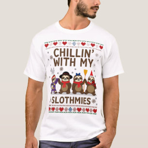 Chillen Met Mijn Luiaard Vrienden Grappige Luiaard T-shirt