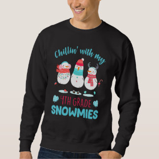 Chillen Met Mijn Sneeuwmies Juf Christ Trui