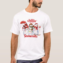 Chillen met mijn Sneeuwvrienden Funny Kerstmis