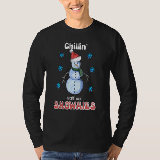 Chillen met mijn Sneeuwvriendjes T-shirt