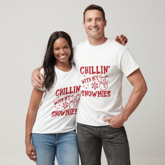 Chillen Met Mijn Snomies Kerst T-shirt (Unisex)
