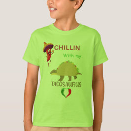 Chillen met mijn tacosaurus t-shirt