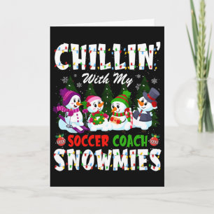Chillen Met Mijn Voetbalcoach Sneeuwmuizen Kerst C Kaart