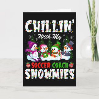 Chillen Met Mijn Voetbalcoach Sneeuwmuizen Kerst C Kaart