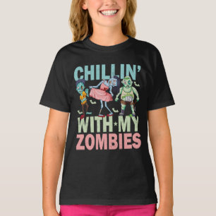 Chillen Met Mijn Zombies _ Halloween Kleding Grapp T-shirt