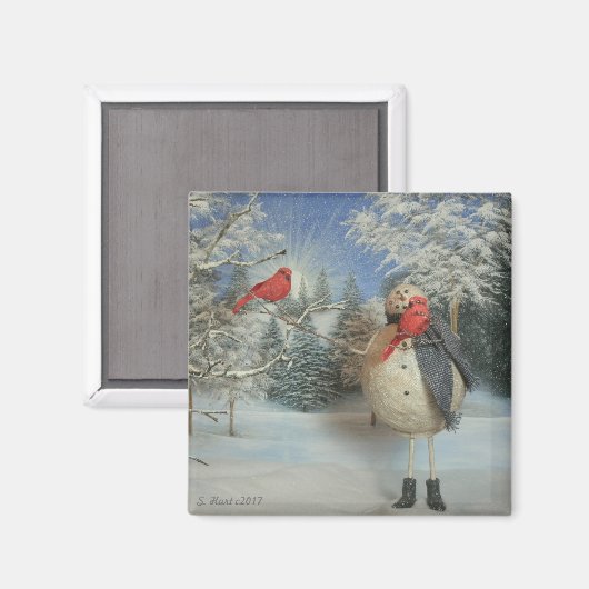 Chillen met vrienden magneet (Voorkant / Achterkant)