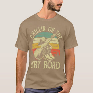 Chillen Op de Onverharde Weg Western Leven Rodeo L T-shirt