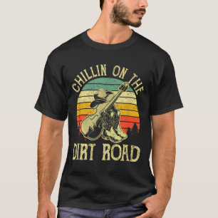 Chillen Op De Onverharde Weg Western Life Rodeo Co T-shirt