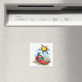 chillende chilipeper magneet (Insitu (Vaatwasser))