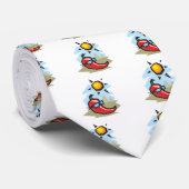 chillende chilipeper stropdas (Opgerold)