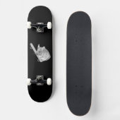 Chillende Chinchilla Persoonlijk Skateboard (Voorkant)