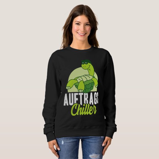 Chiller Relax Turtle Critter Cool Trui (Voorkant volledig)