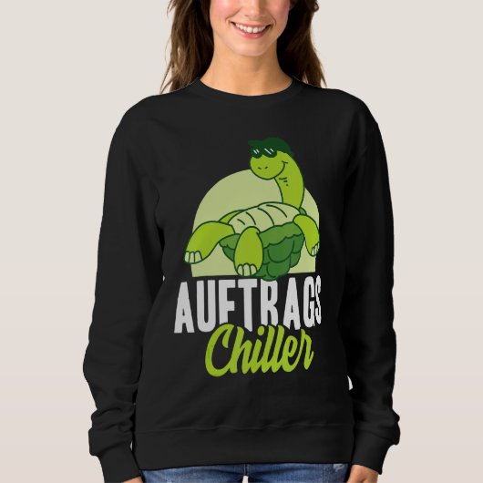 Chiller Relax Turtle Critter Cool Trui (Voorkant)