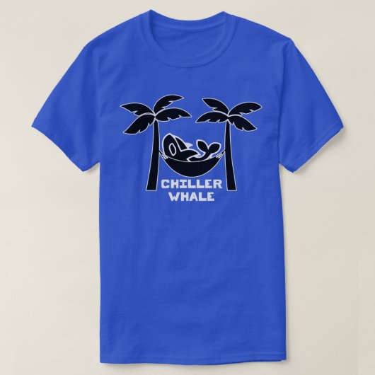 chiller walvis t-shirt (Design voorkant)