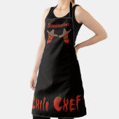Chilli Chef Personaliseerbare Lange Schort (Insitu)