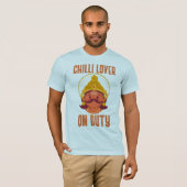 Chilli Liefhebber Op Dienst Curry Liefhebber T-shirt (Voorkant volledig)