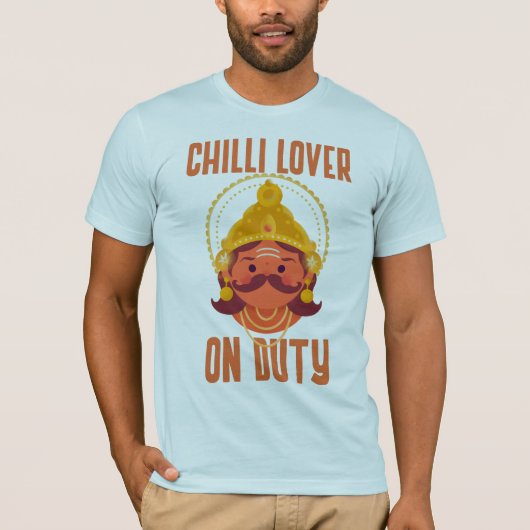 Chilli Liefhebber Op Dienst Curry Liefhebber T-shirt (Voorkant)