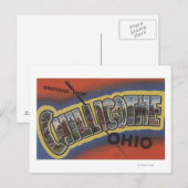 Chillicothe, Ohio - Grote letterscènes Briefkaart (Voorkant / Achterkant)