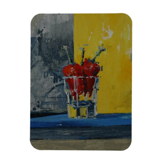 Chillies in a Glass Magneet (Verticaal)