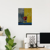 Chillies in a Glass Poster (Thuiskantoor)
