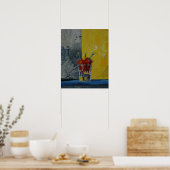 Chillies in a Glass Poster (Keuken)