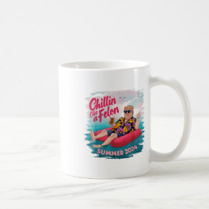Chillin als een misdadige Trump voor President Sum Koffiemok