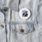Chillin als een misdadiger Grappig Trump Summer Pr Ronde Button 5,7 Cm (In situ)