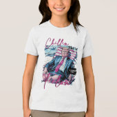 Chillin als een misdadiger Grappig Trump Summer Pr Tri-Blend Shirt (Voorkant)