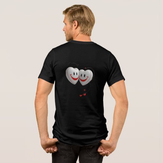Chillin' als een schurk. Tri-Blend shirt (Achterkant volledig)