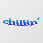 Chillin auto ondoorzichtig venster vastklampen voo raamsticker (Vel)