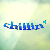 Chillin auto ondoorzichtig venster vastklampen voo raamsticker (Vel 3)