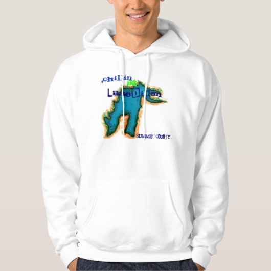 Chillin bij het meer van Dillon Hoodie (Voorkant)