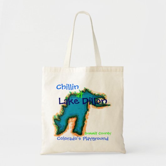 Chillin bij het meer van Dillon Tote Bag (Voorkant)