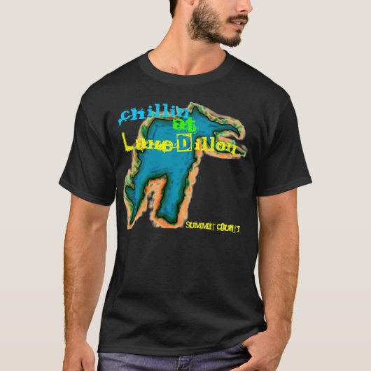 Chillin bij het shirt van het meer van Dillon (Voorkant)