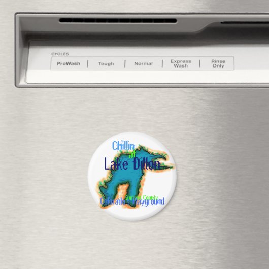 Chillin bij Lake Dillon magneet (Insitu (Vaatwasser))