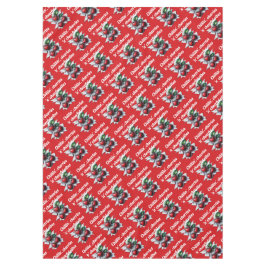 Chillin', Cherries 'n' Cheerful Vibes Modern Rood Tafelkleed