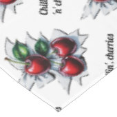 Chillin', Cherries 'n' Cheerful Vibes Modern Tafelkleed (Gekanteld)