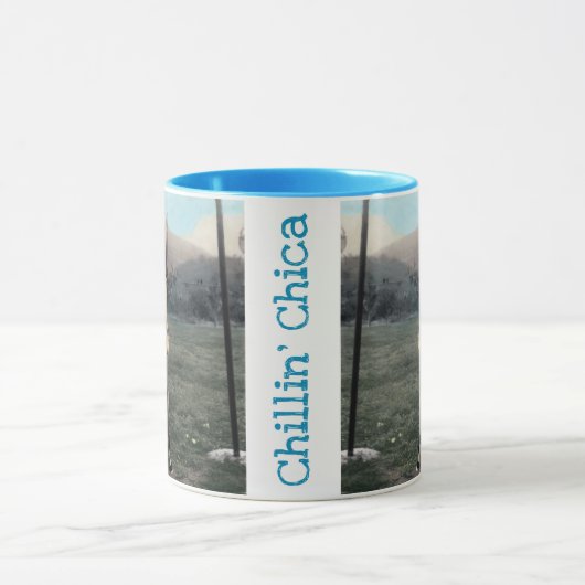 Chillin' Chica - Blauw Mok (Midden)