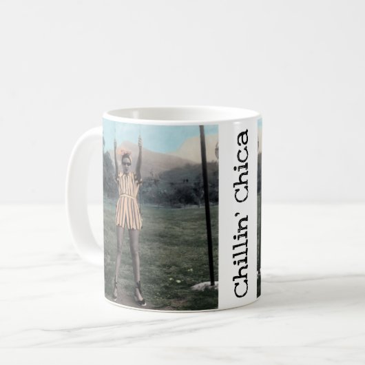 Chillin' Chica Koffiemok (Voorkant links)
