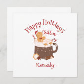 Chillin 'Christmas Hot Chocolate en peperkoek (Voorkant / Achterkant)