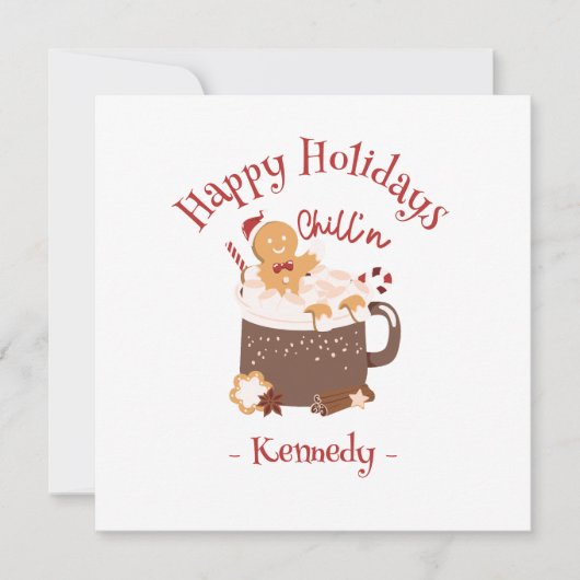 Chillin 'Christmas Hot Chocolate en peperkoek (Voorkant)