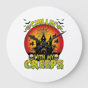 Chillin Creeps Spokenhuis Halloween Heksen Sku Grote Klok