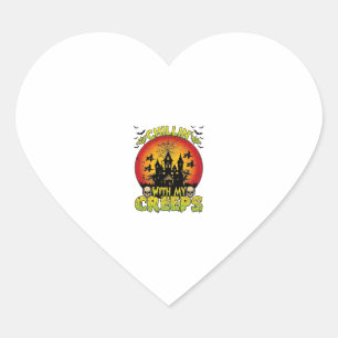 Chillin Creeps Spokenhuis Halloween Heksen Sku Hart Sticker