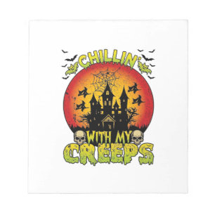 Chillin Creeps Spokenhuis Halloween Heksen Sku Notitieblok