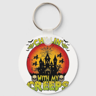 Chillin Creeps Spokenhuis Halloween Heksen Sku Sleutelhanger